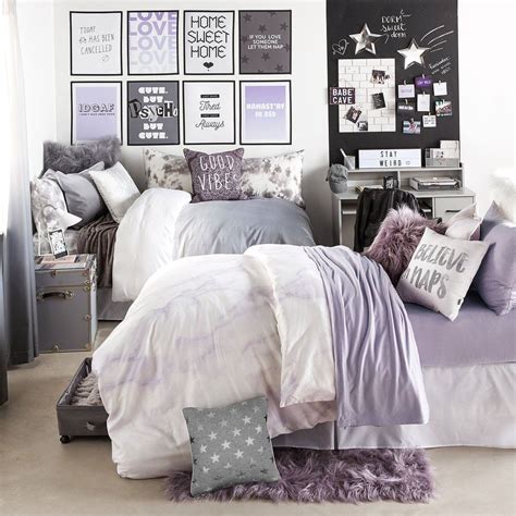 purple dorm room|More.